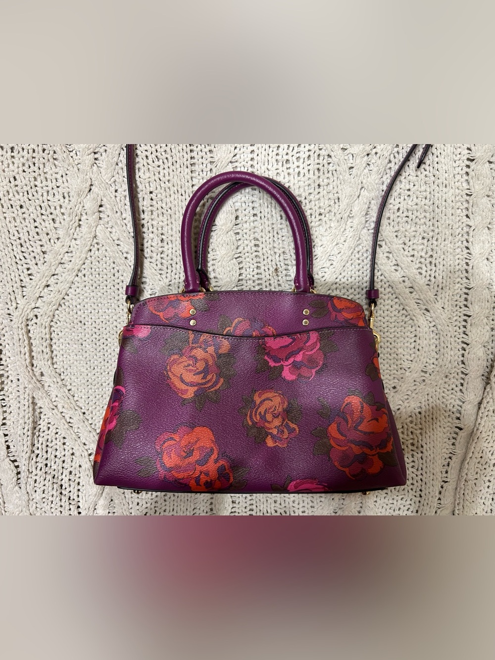 Purple Coach bag - Picture 6 of 16
